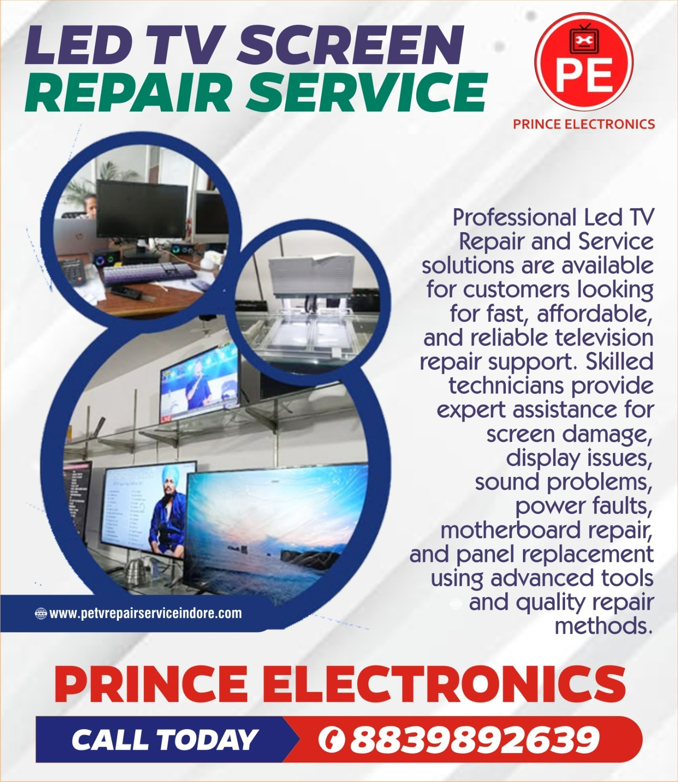 LED TV Screen Repair Service in Indore